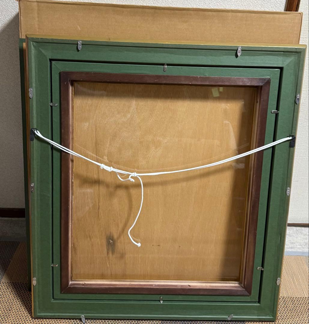 美品　空額　F10サイズ　 装飾的な金色の油彩額縁⑨