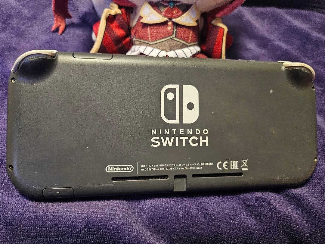 Nintendo Switch Lite グレー ジャンク品 マリメ2おまけ付