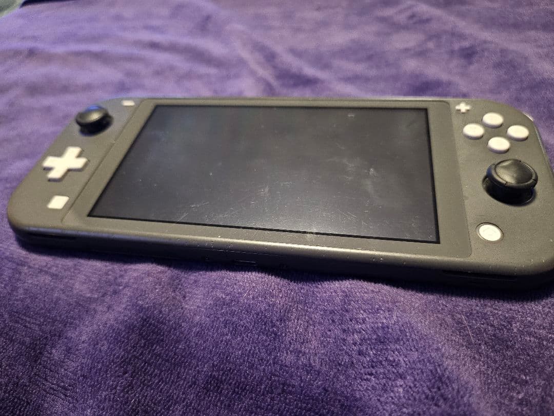 Nintendo Switch Lite グレー ジャンク品 マリメ2おまけ付