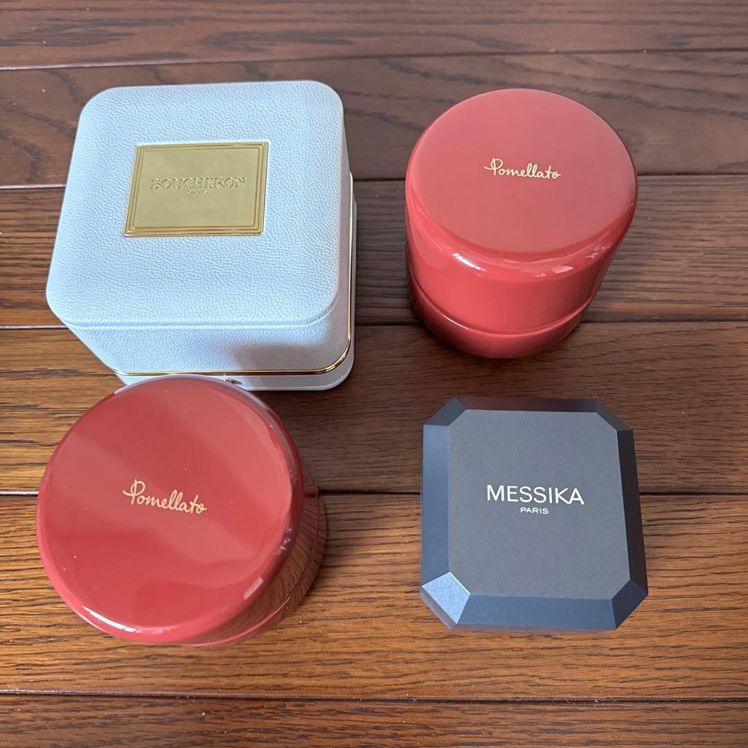 【ジュエリーBOX4点まとめ】ポメラート、ブシュロン他ジュエリーケース ボックス