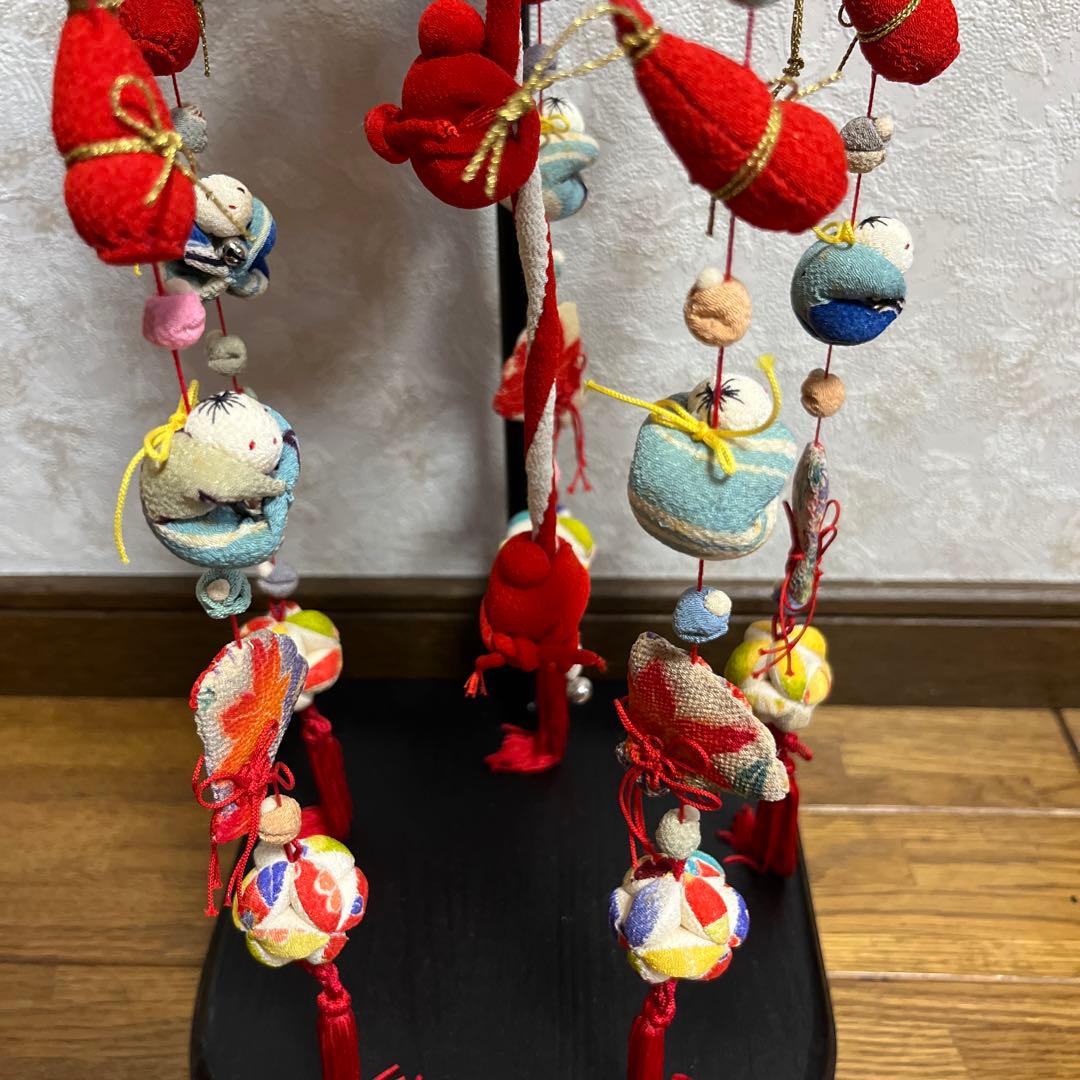 吊るし飾り　ちりめん　お雛様　ハンドメイド