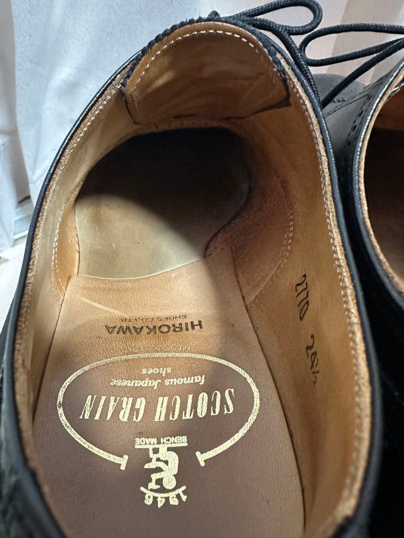 スコッチグレイン　2770 シャインオアレイン　ビジネスシューズ　黒