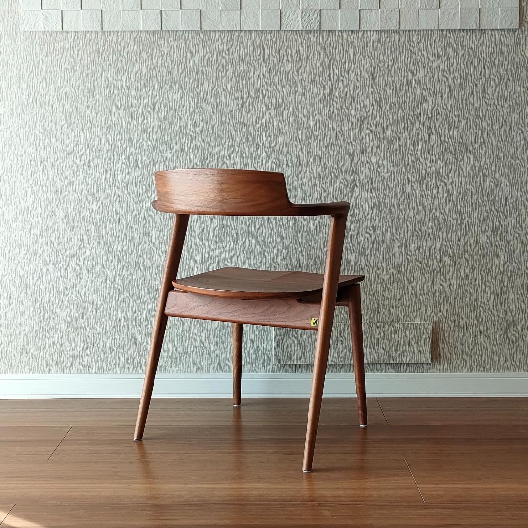 〈美品〉キツツキ　SEOTO　アームチェア　ダイニングチェア　ビーチ材②