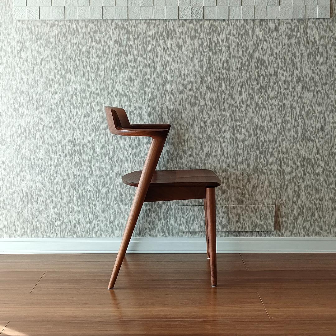 〈美品〉キツツキ　SEOTO　アームチェア　ダイニングチェア　ビーチ材②