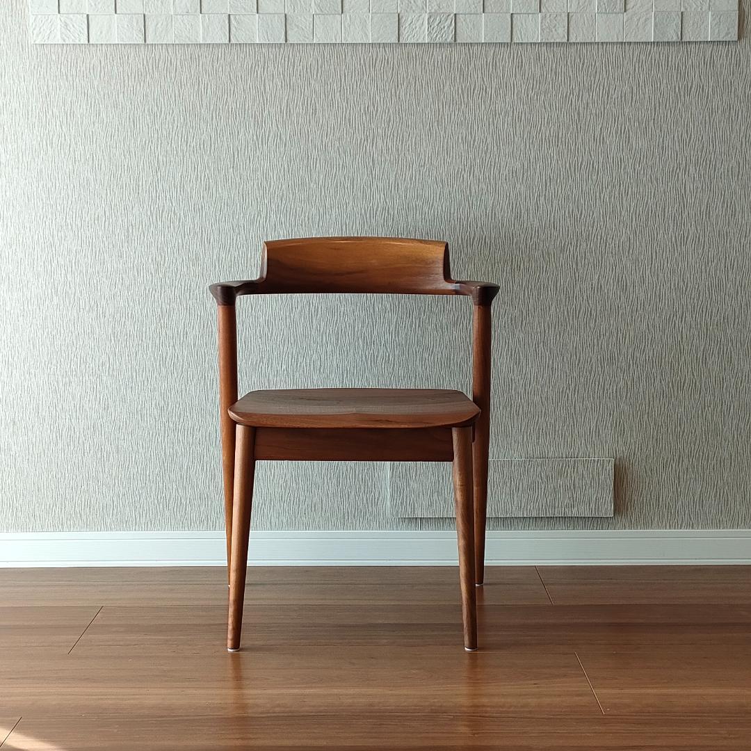 〈美品〉キツツキ　SEOTO　アームチェア　ダイニングチェア　ビーチ材②