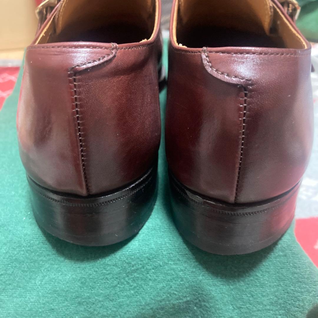 ポールスミス別注クロケットandジョーンズ製シングルモンク