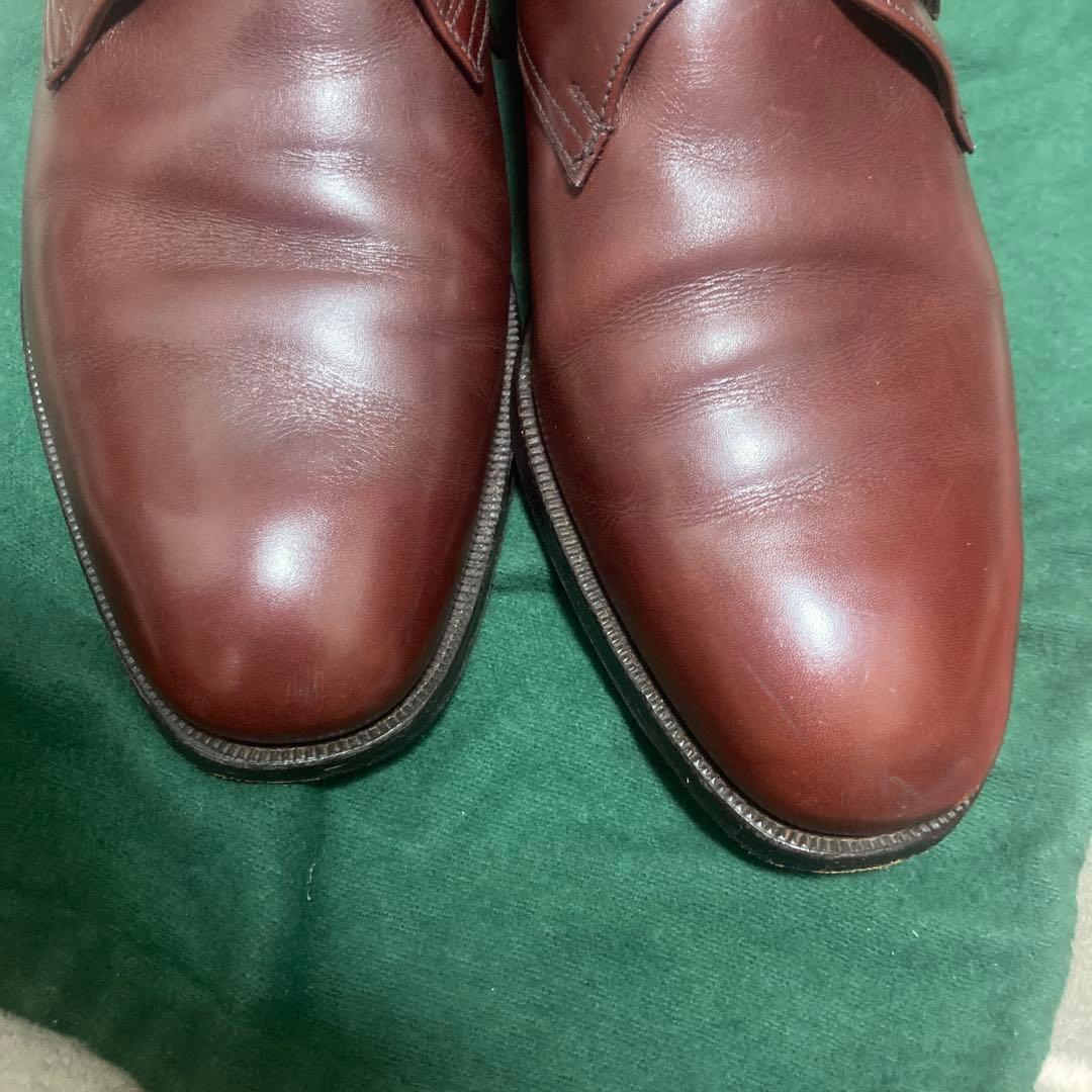 ポールスミス別注クロケットandジョーンズ製シングルモンク