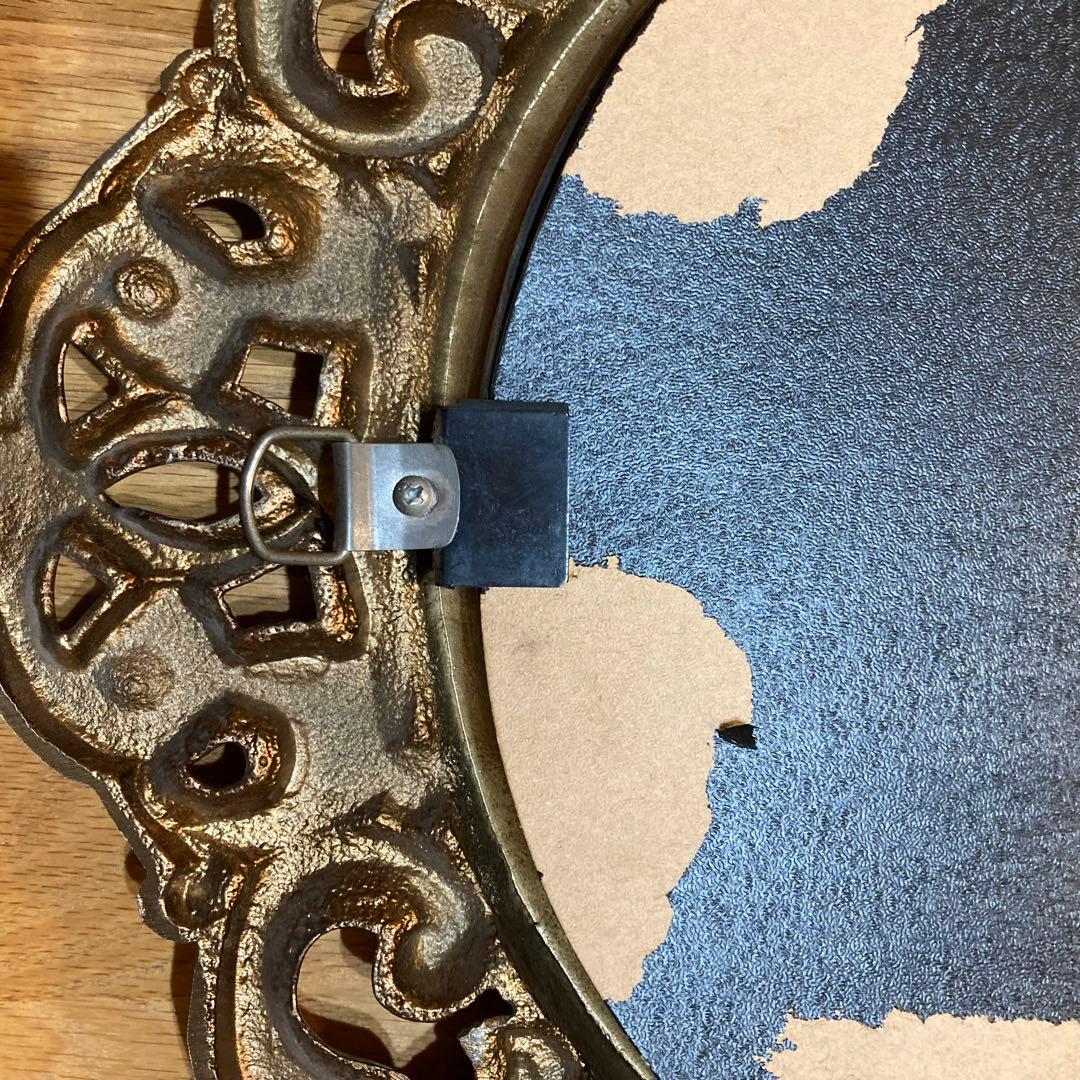 アンティーク　鏡　ゴールドフレーム　オーバル