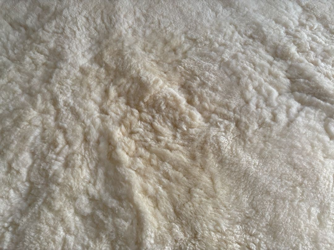 東洋羽毛 アリエス ムートン敷パッド オフホワイト S