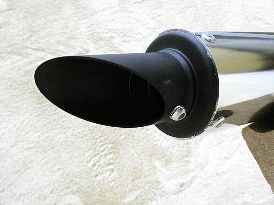 スラッシュカット　サイレンサー　銀黒50.8Πハス切り/①汎用 エンデ