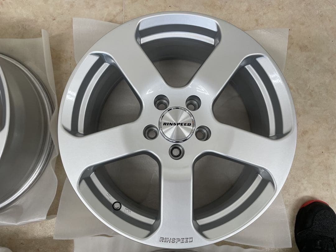 RINSPEED 17インチ 7.5J＋37 5H112純正ボルト対応4本セット