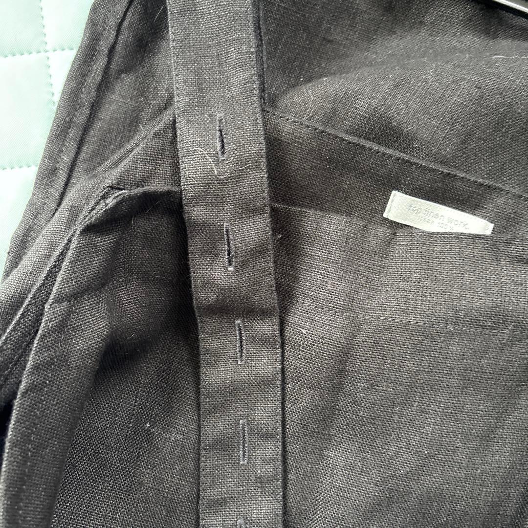 Fog linen work リネンサロペット（サイズ2）