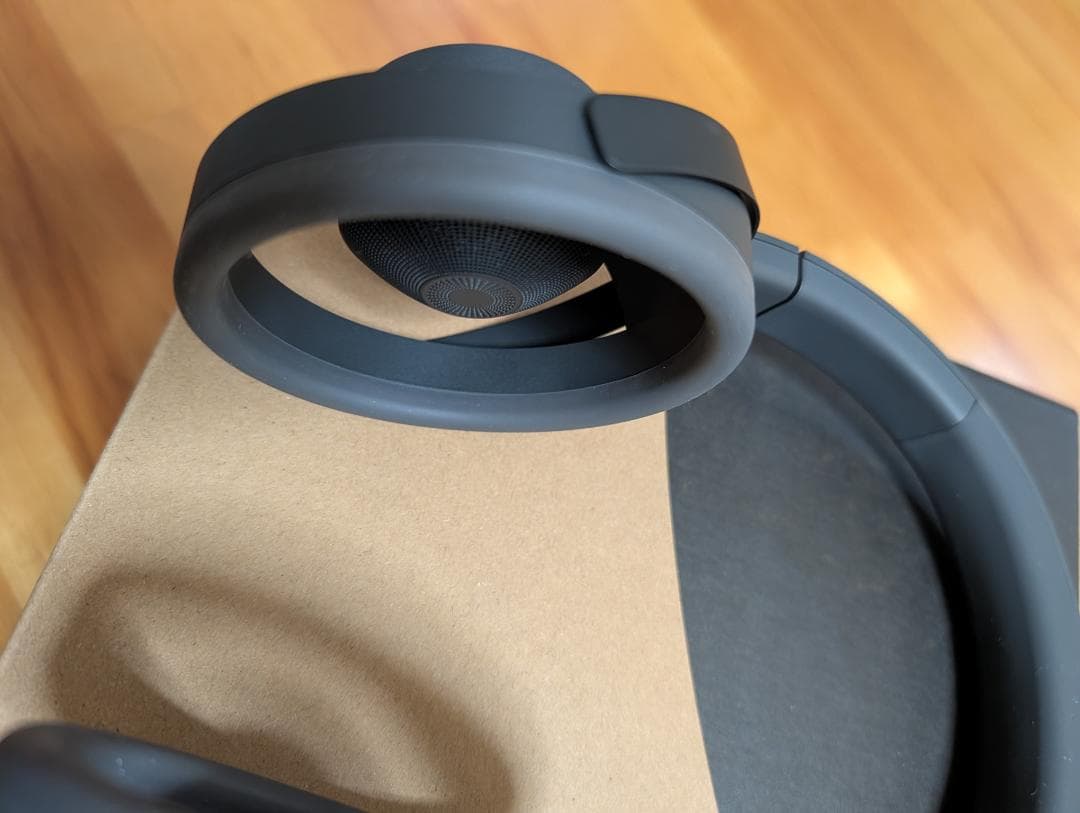 ワイヤレスヘッドホン グレー