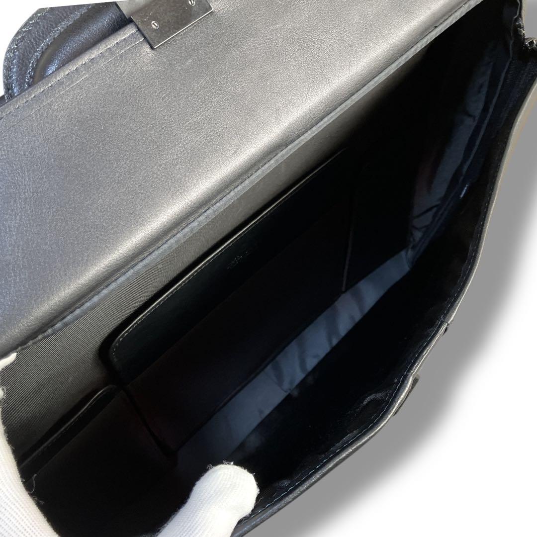 オファーマン 良品 ドイツ製 ソフトレザー アタッシュケース ブラック 袋付き