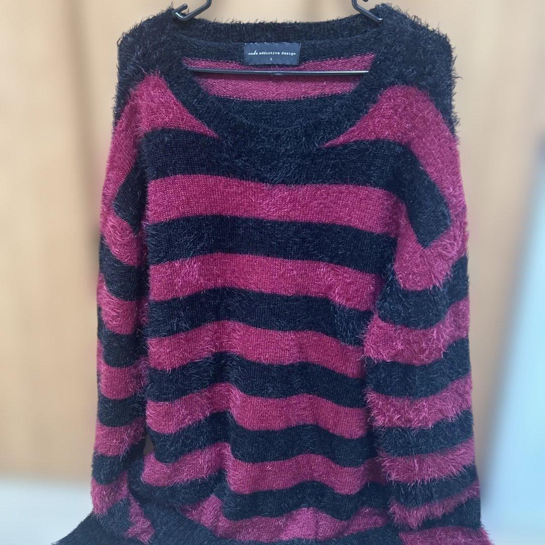 kj着用　nebs additive design L ニットセーター