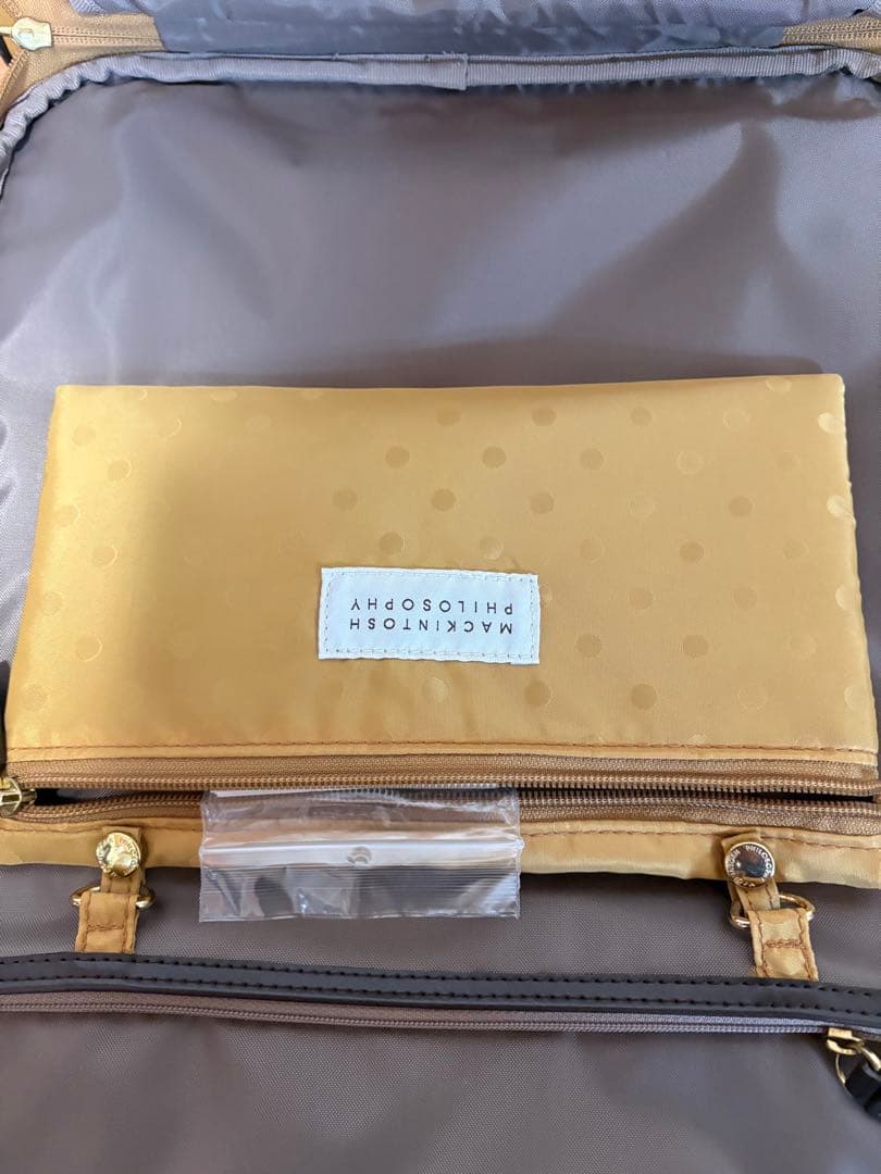 ACE イエロードット柄キャリーカート　ソフト　美品　マッキントッシュ