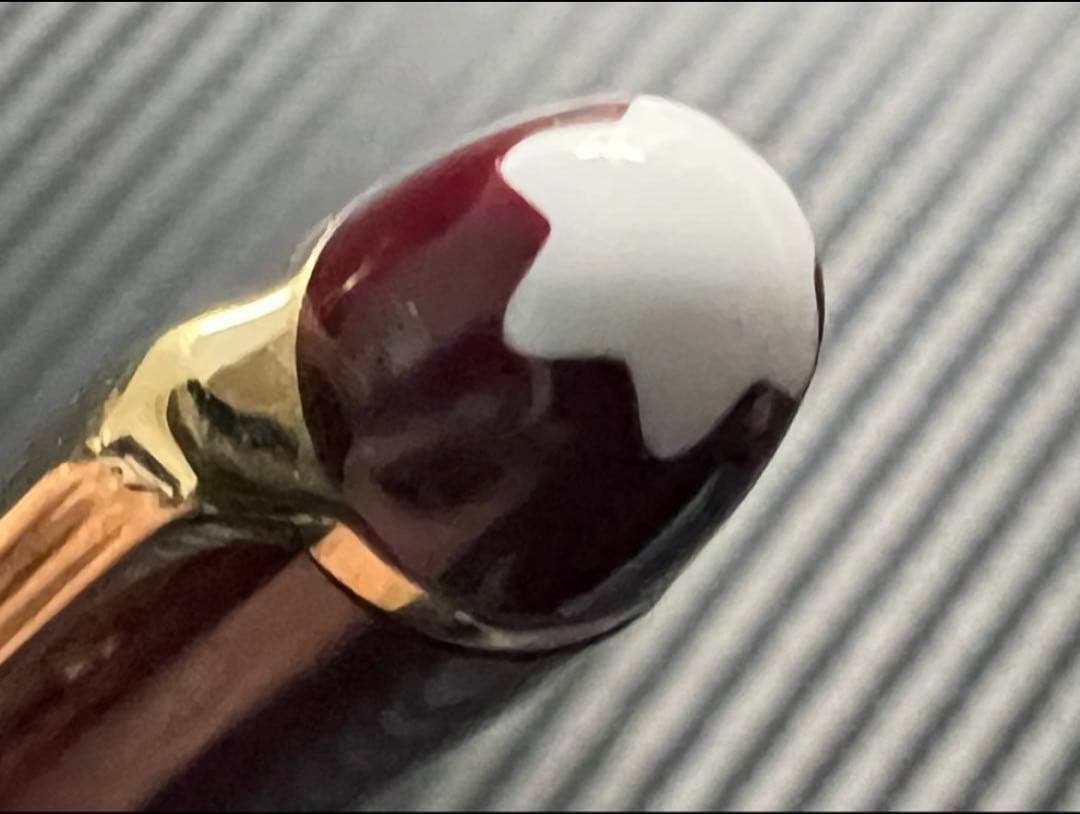 モンブラン 万年筆 144 ボルドー 全金 EF