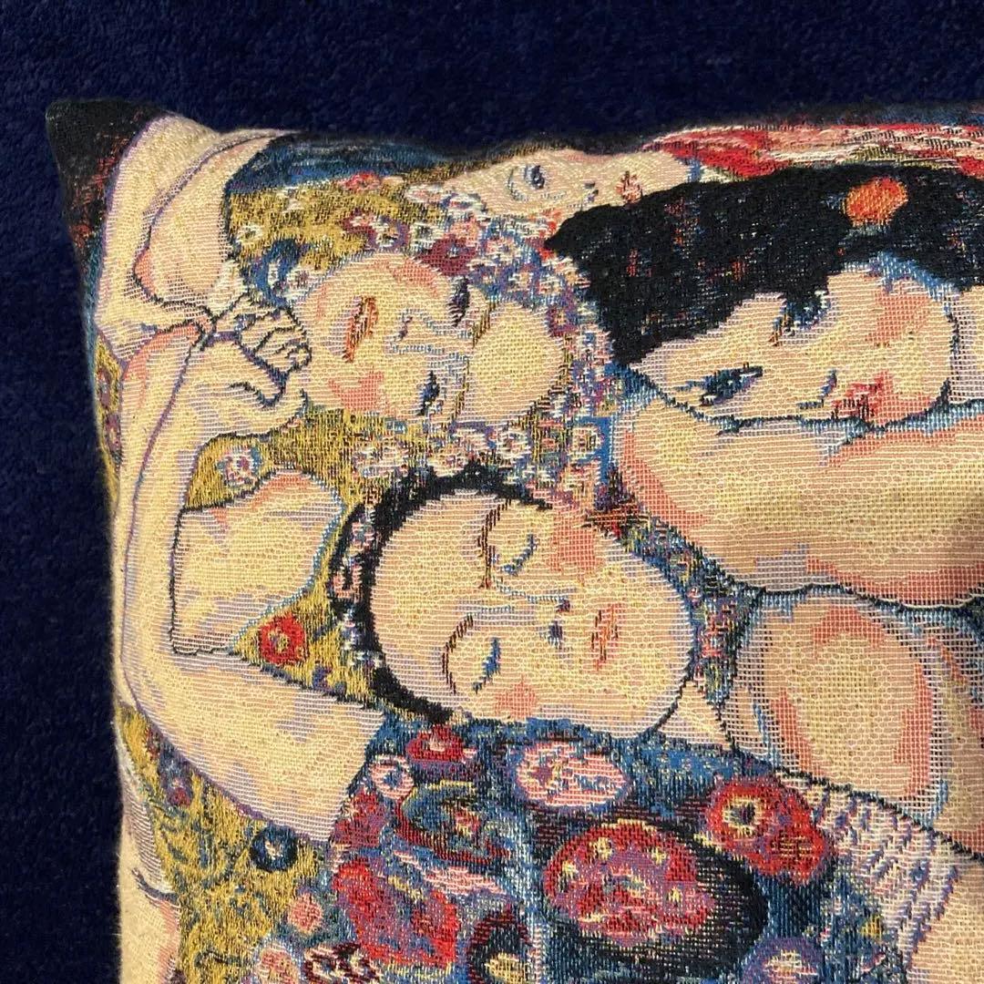 レア！クリムト　バージン　クッション 48×48 ゴブラン織　フランス製