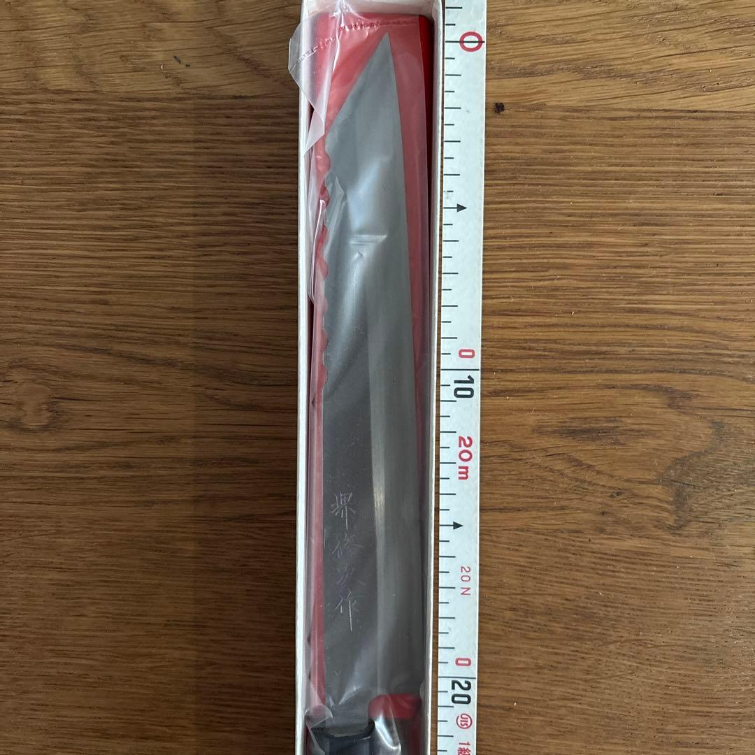 さしみ包丁 堺打包丁　伝統工芸品 柳刃包丁 刃渡約20cm 専用箱入り