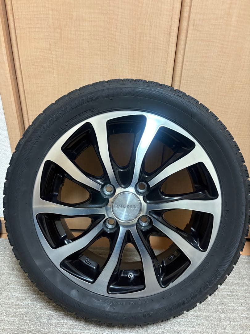 165/55R14 スタッドレスタイヤホイール 4本 ブリヂストン