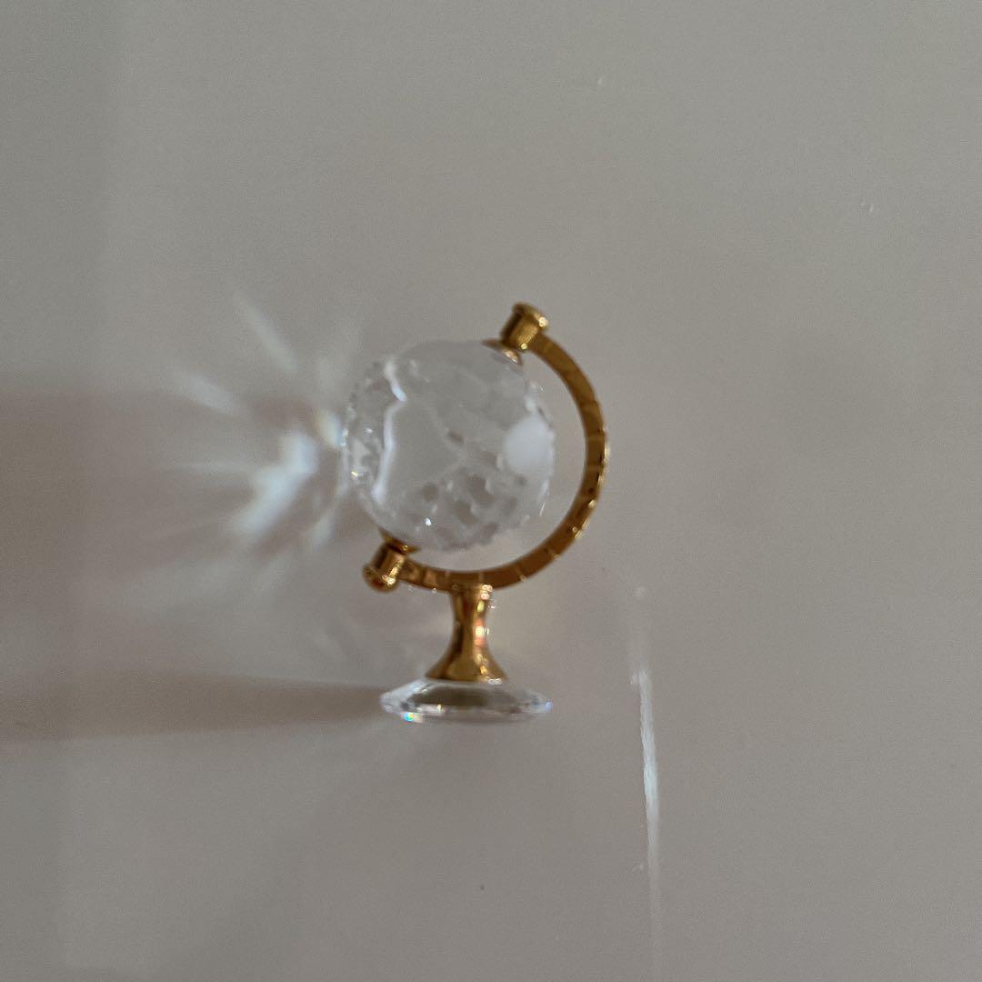 スワロフスキー Swarovski 2005年 廃盤品 『地球儀, Gold』