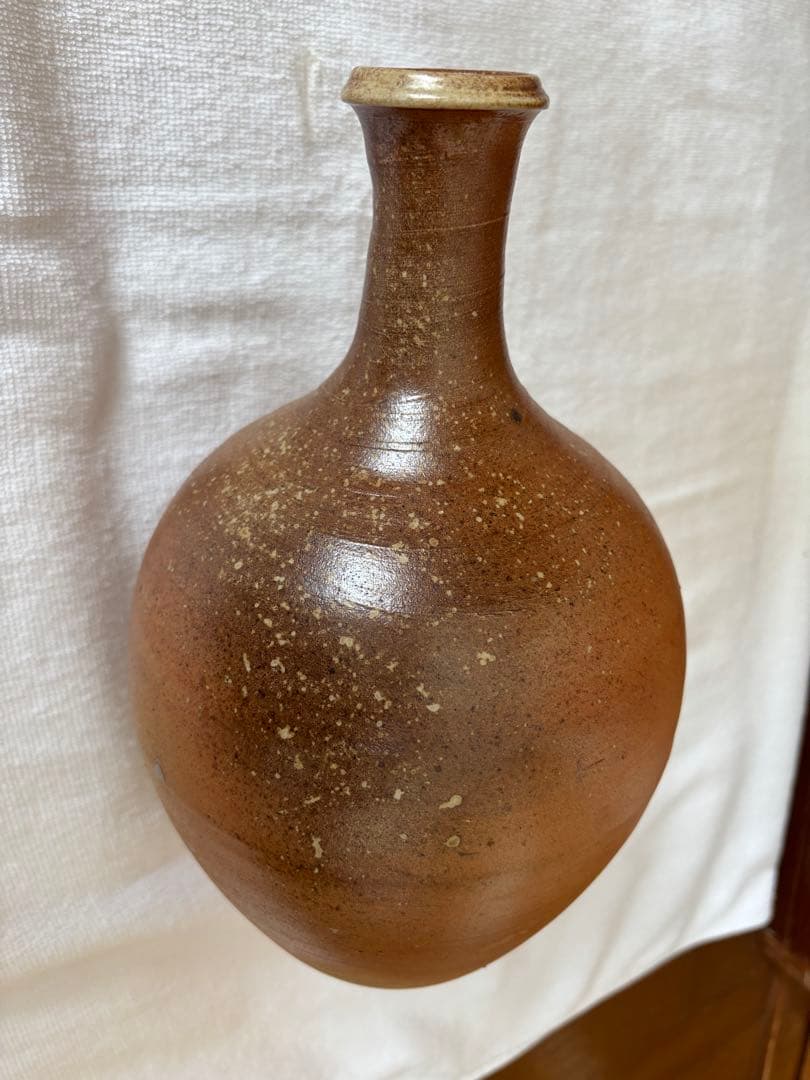 信楽焼　大徳利　花瓶アンティーク置物　骨董品　唐九郎釜