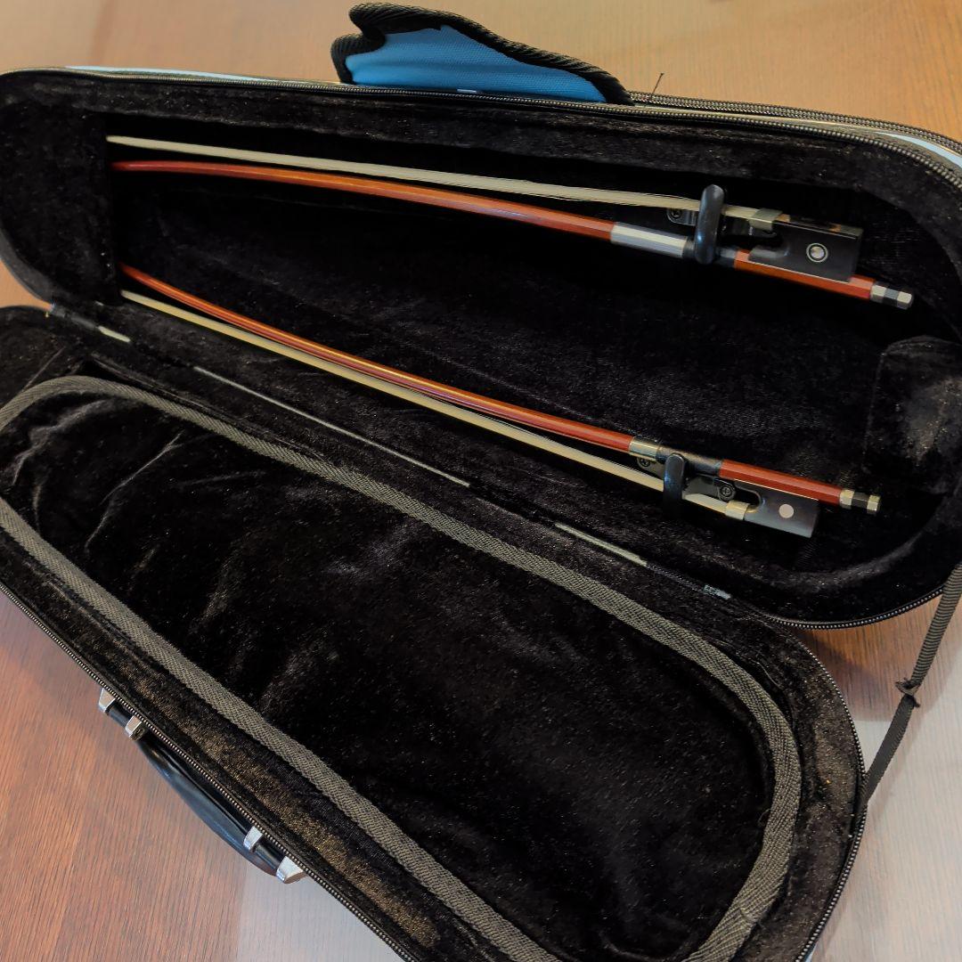 カルロジョルダーノ 1/8バイオリン本体・水色ケース付き