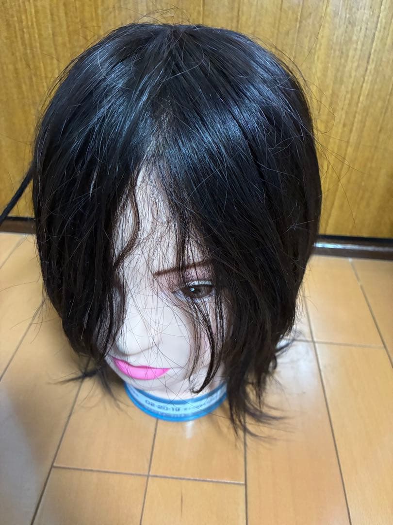 美容師国家試験用カットウィッグ本番用3台、練習用1台、他3台