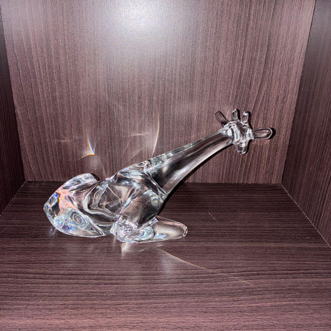 バカラ タンガニーカ　キリン　オブジェ　フィギュア　フィギュリン