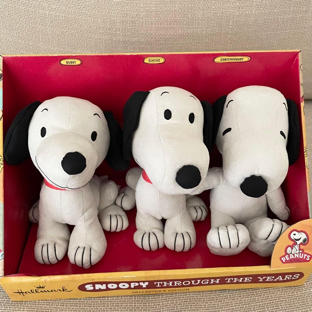 スヌーピー ホールマーク ぬいぐるみ ドール 3体セット アメリカ 海外