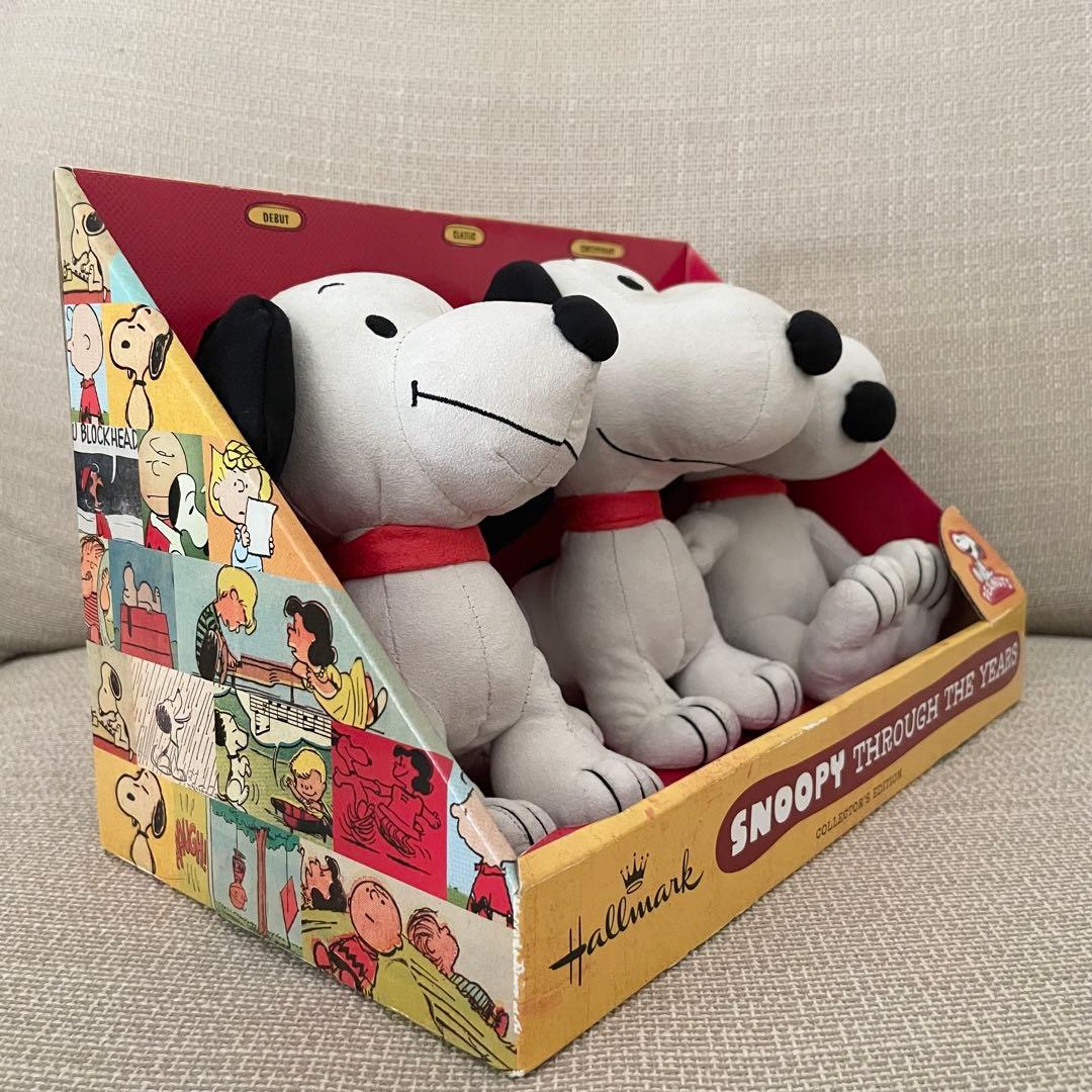 スヌーピー ホールマーク ぬいぐるみ ドール 3体セット アメリカ 海外