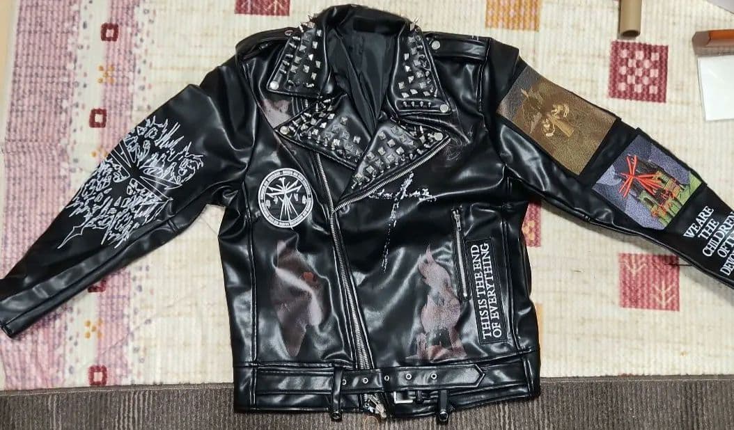 【大幅値下げ】bring me the horizon 海外 革ジャケット XL