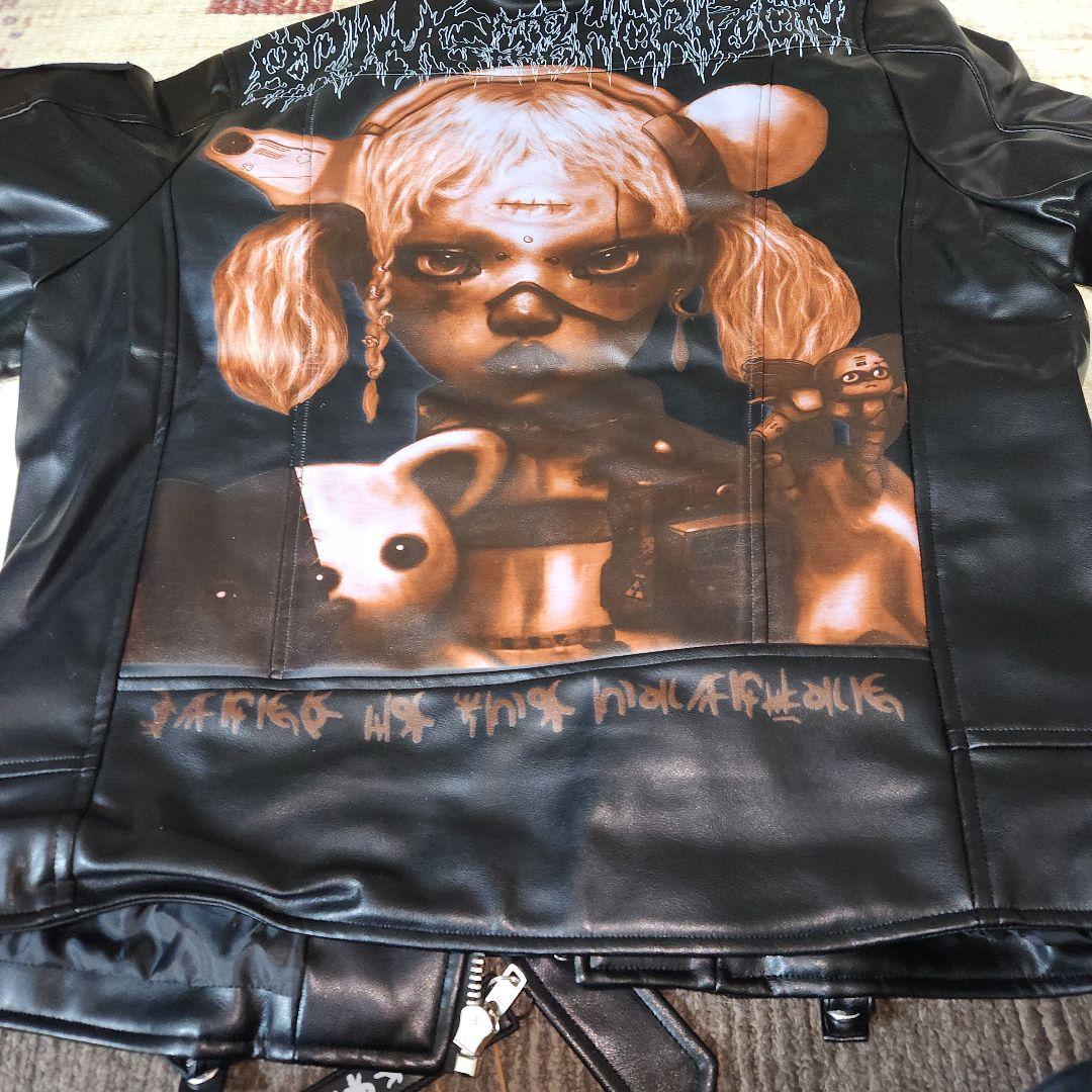 【大幅値下げ】bring me the horizon 海外 革ジャケット XL