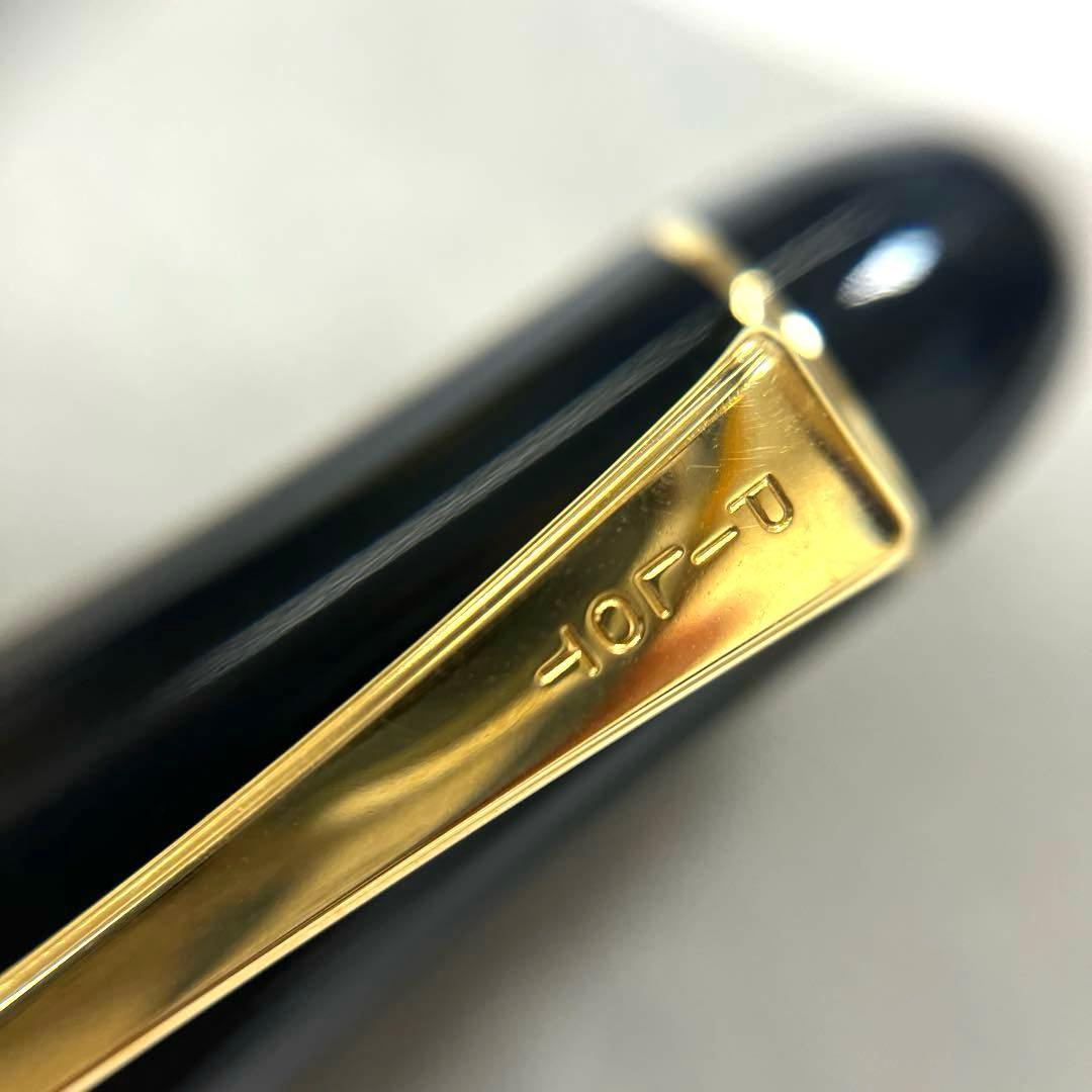 【14Kペン先】パイロット カスタム74 中字M ブラック×ゴールド