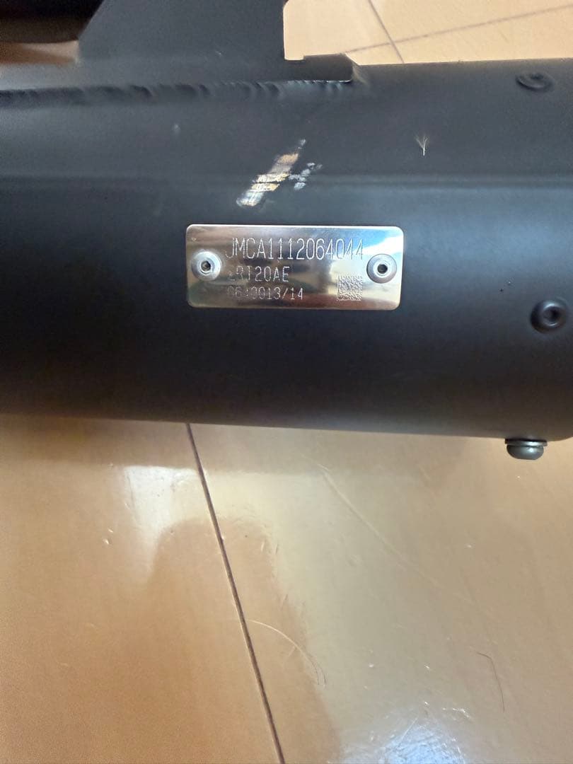 KAWASAKI ZRXダエグ　ノジマフルエキゾーストメガホンマフラー