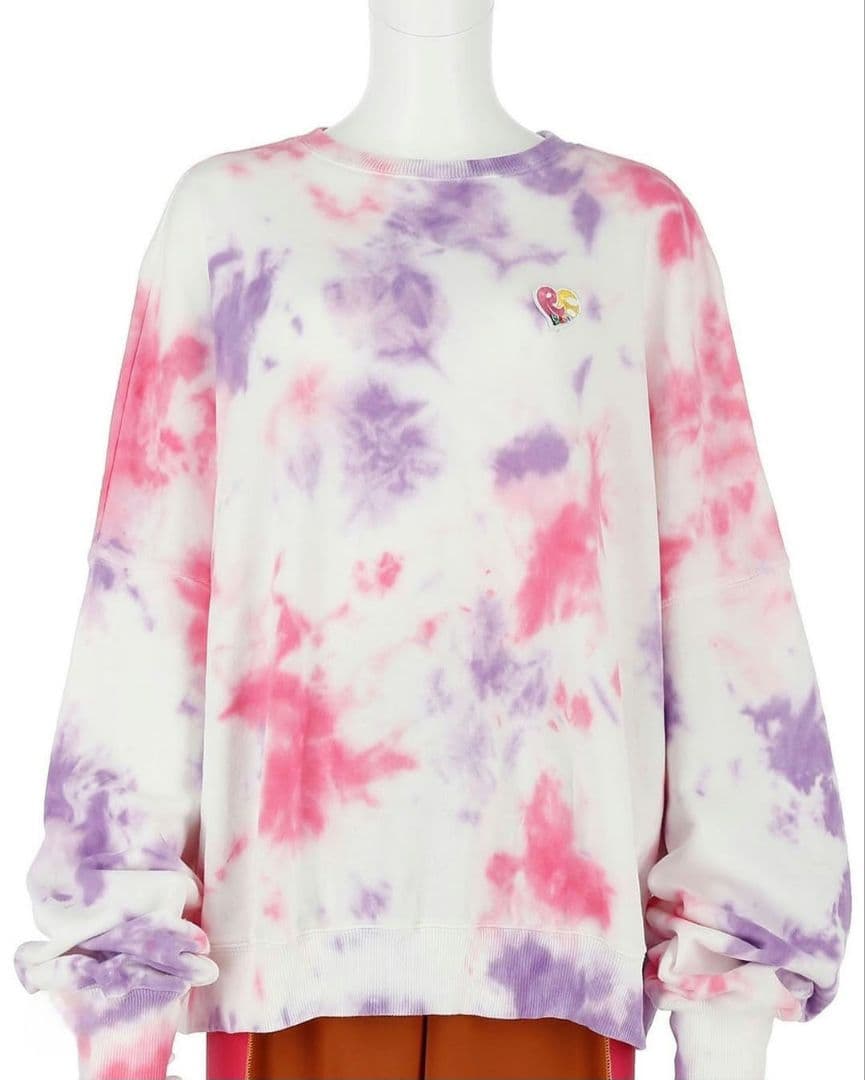【RE.（アールイードット）】タイダイ ドルマンスリーブ スウェット