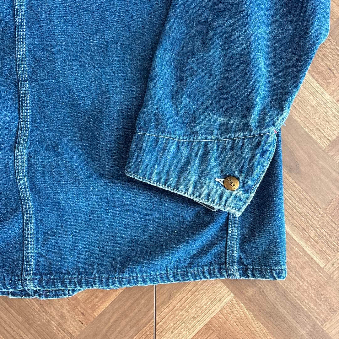 Sears シアーズ　デニム カバーオール 4ポケット