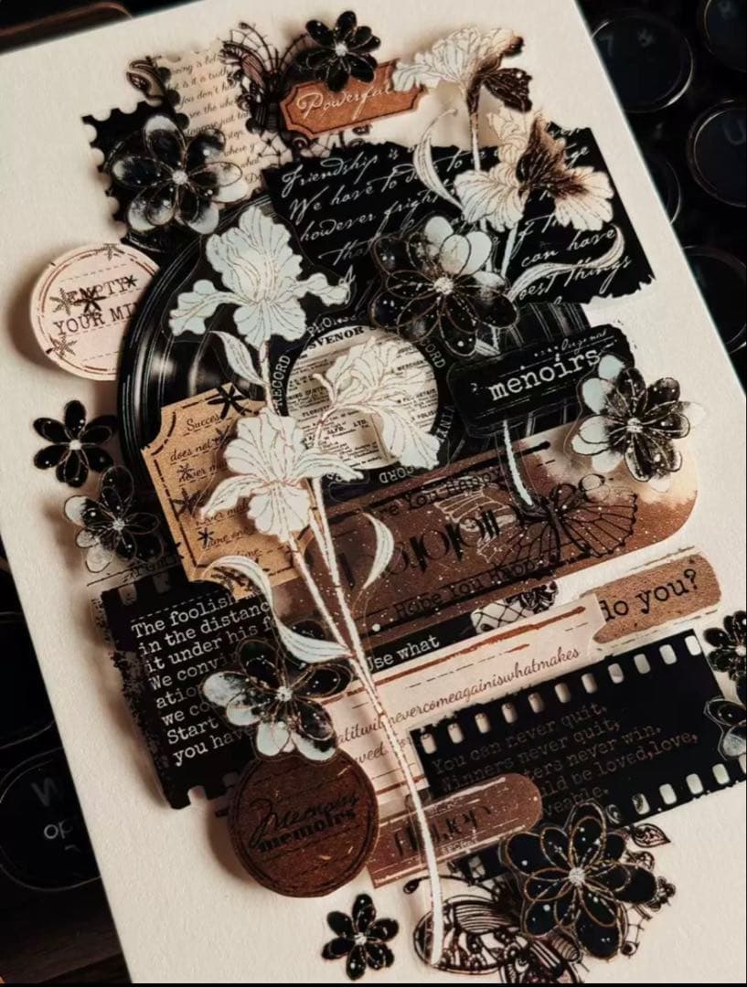 PET 鸢尾之花 5cm×5m 海外マスキングテープ　海外マス装飾　英字　花