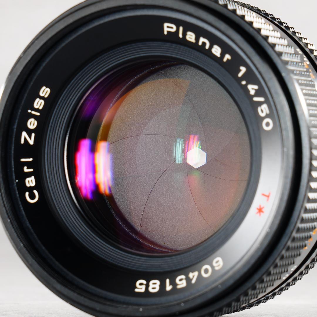 整＆テ済 Carl Zeiss Planar 50mm F1.4 AEJ 185