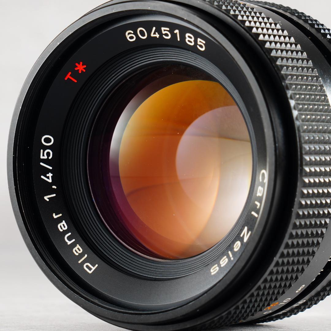 整＆テ済 Carl Zeiss Planar 50mm F1.4 AEJ 185