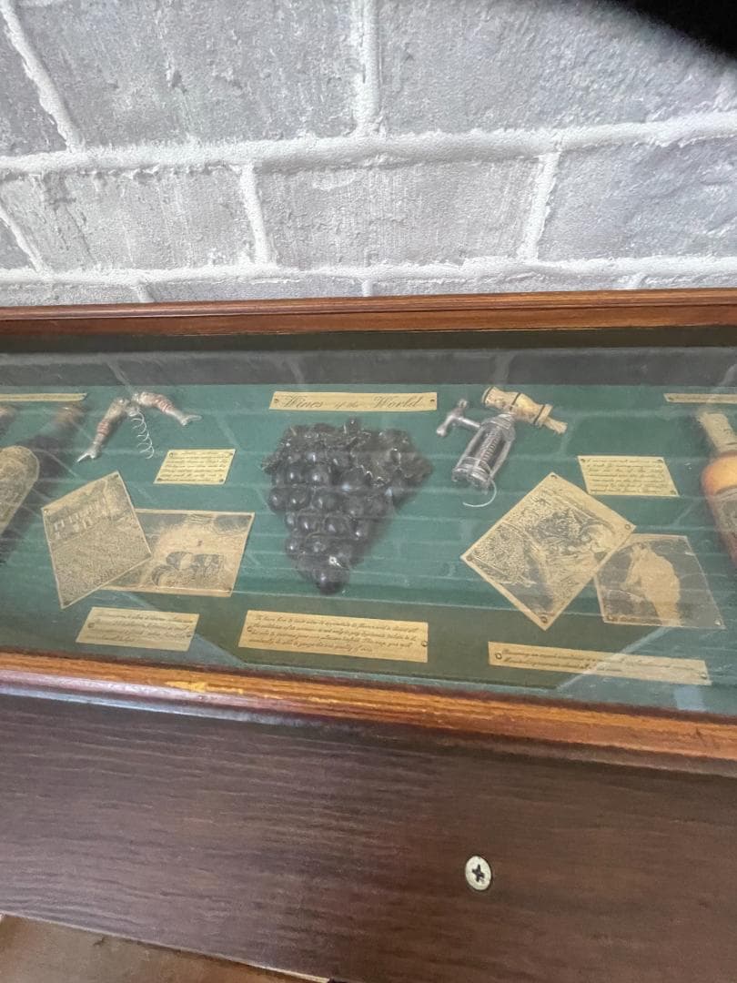 ★値下★壁掛け インテリア アンティーク ヴィンテージ 額 つり金具付き