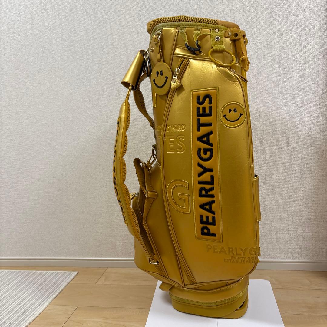 （希少）パーリーゲイツ　キャディバッグ　ゴールド