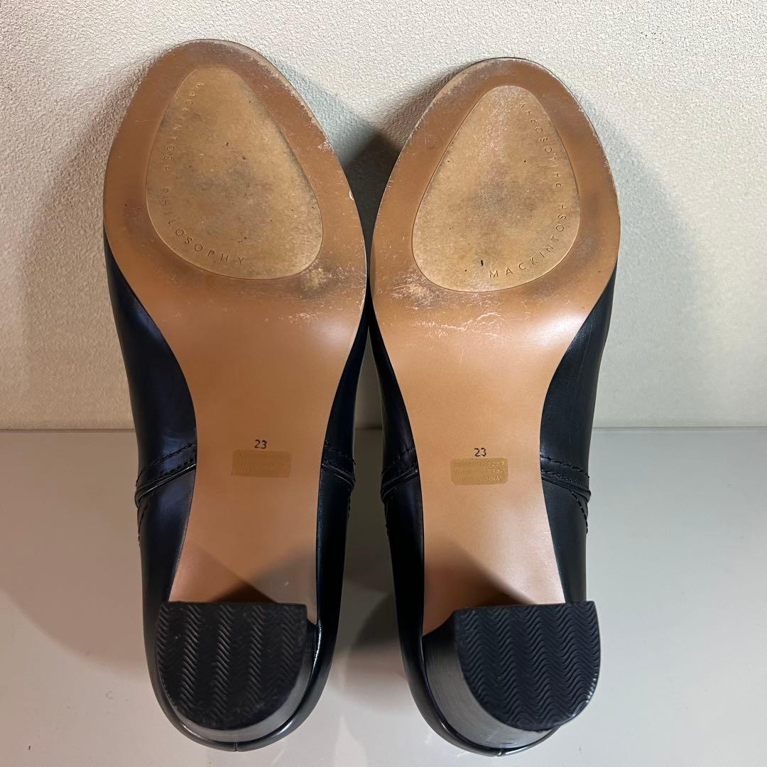 【数回使用程度】マッキントッシュフィロソフィー ショートブーツ サイドゴアブーツ