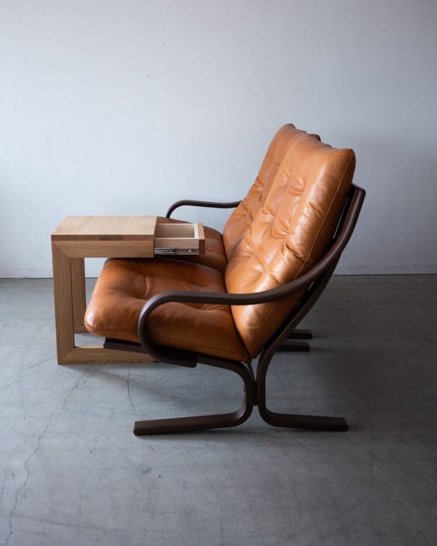 HiroVALITA サイドテーブル35 ナラ / オイル H55