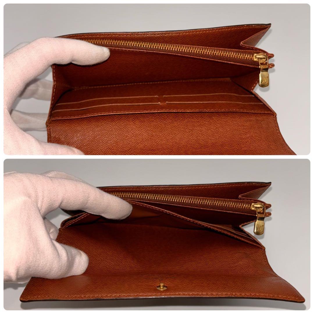 ルイヴィトン✨モノグラム✨ポルトフォイユサラ長財布 【鑑定済み商品】