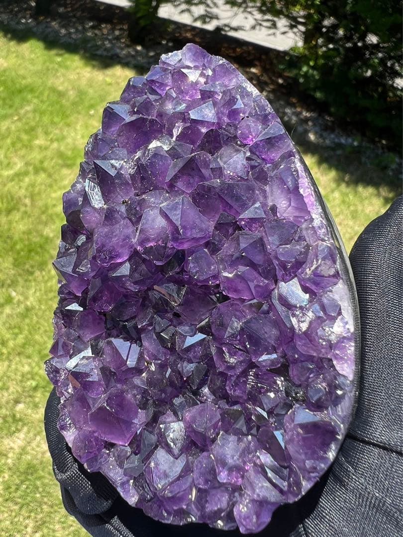 A656 高品質アメジストドーム パワーストーン 紫水晶 天然石 置き物