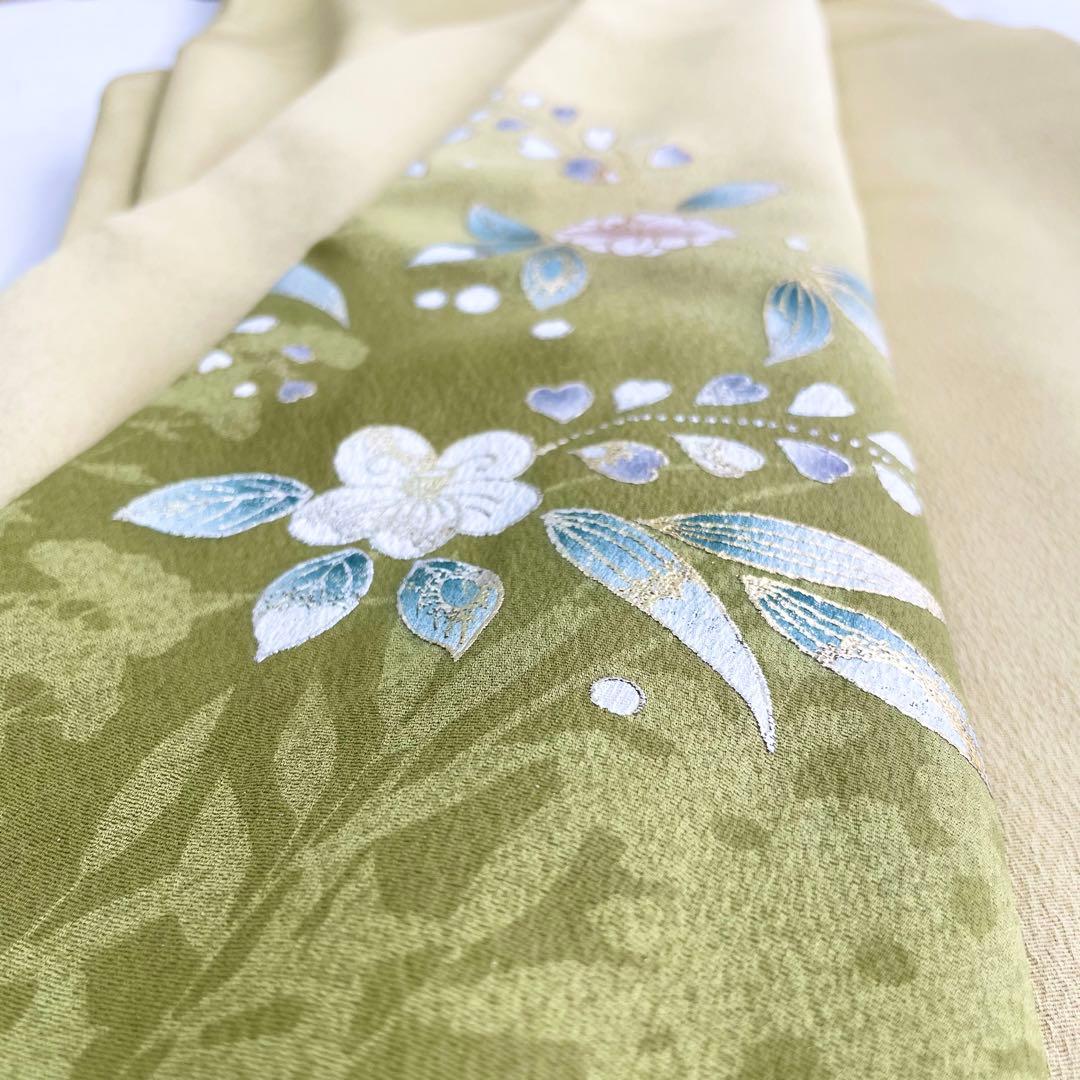 辻ヶ花　正絹　袷仕立て　付下げ　訪問着　着物