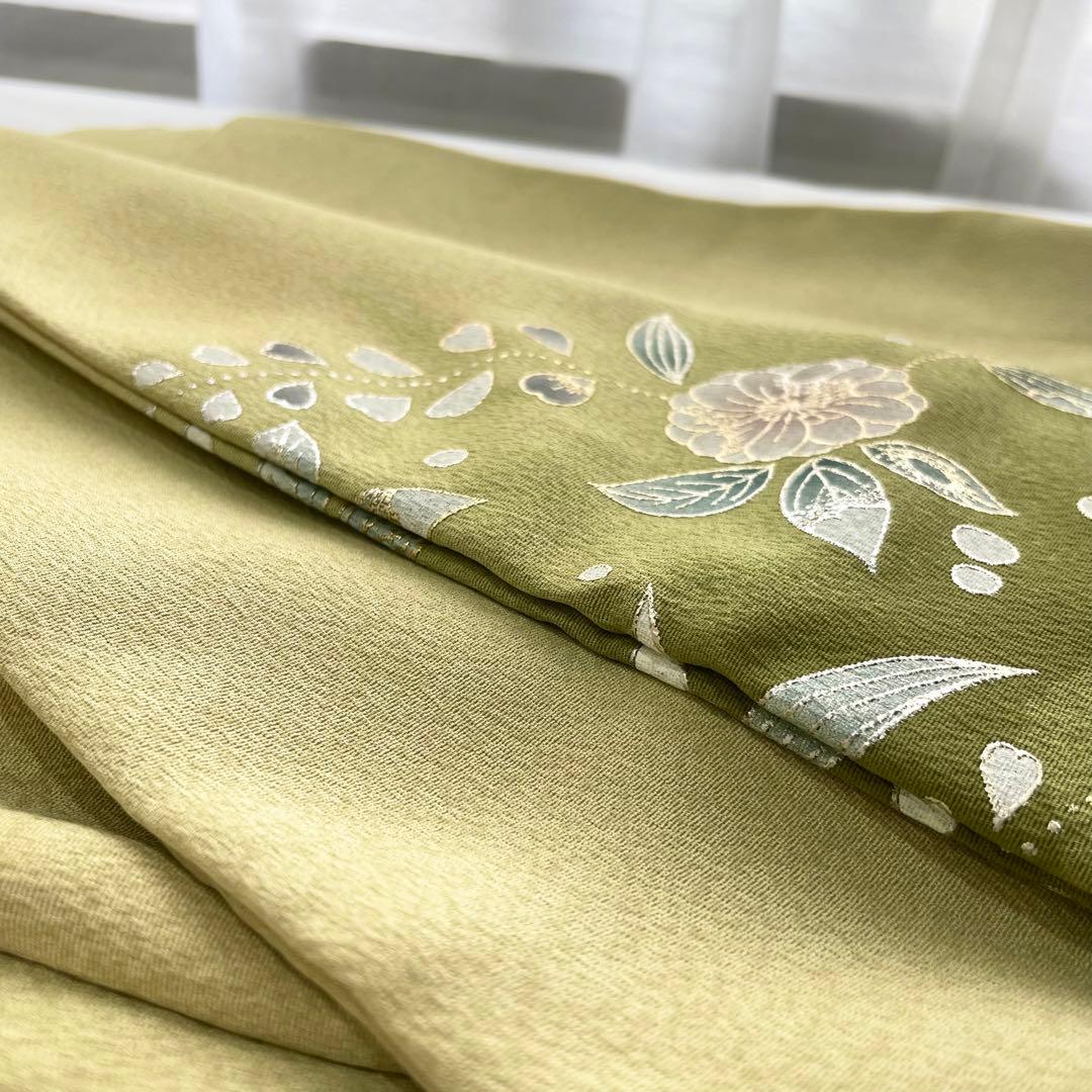 辻ヶ花　正絹　袷仕立て　付下げ　訪問着　着物