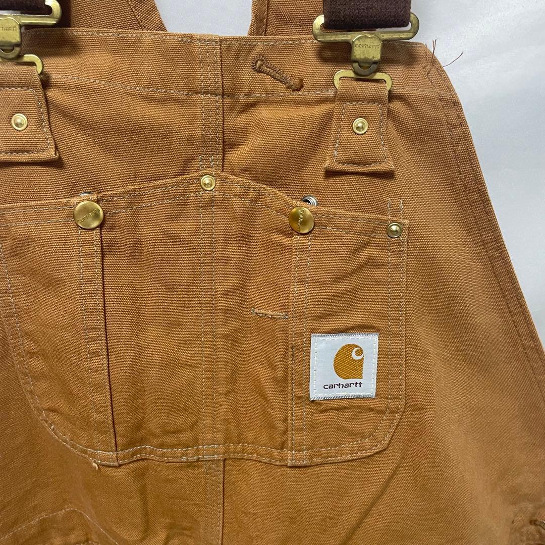 専用　　　オーバーオール 46インチ　ダック地　ダブルニー　キャメル