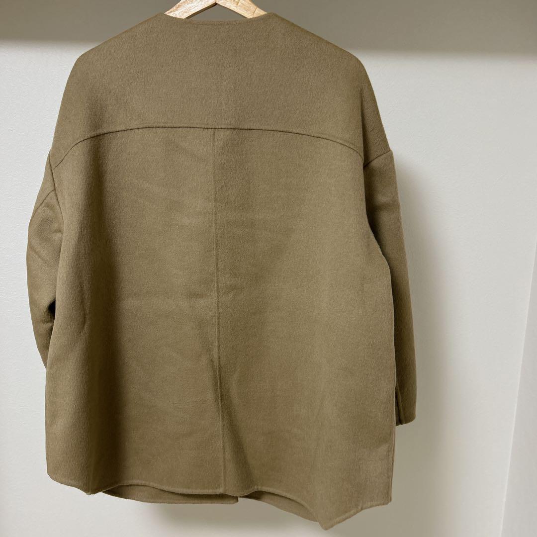 DOORS アーバンリサーチ ドアーズ　 ウールノーカラー ミドルコート